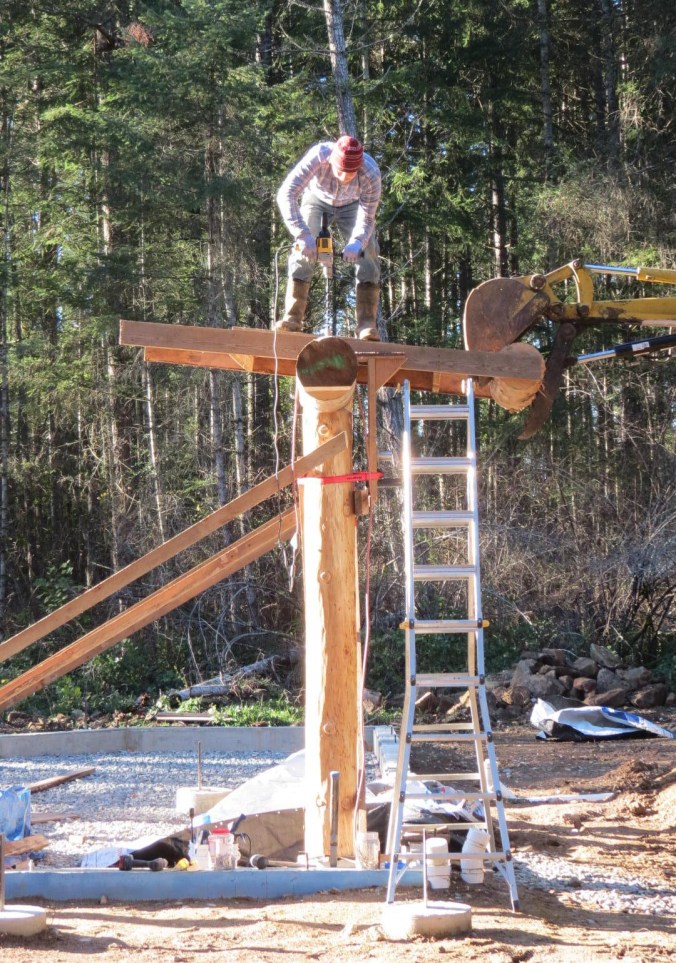 Drilling the first beam