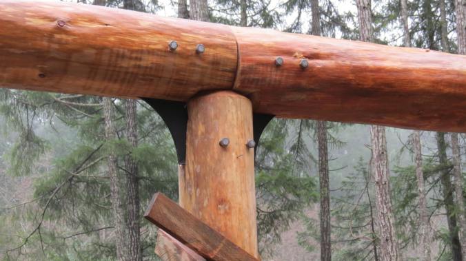 South beam flitch plate connection