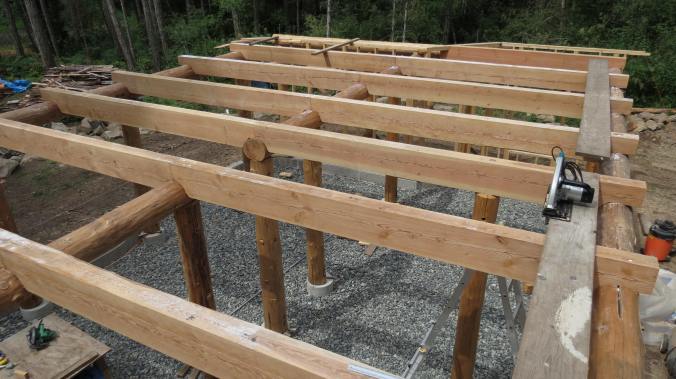 View from what will be Mia's room to the SW